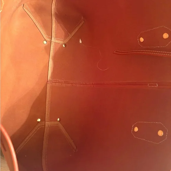 J. McLaughlin leather tote in cognac - Picture 6 of 8